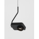 Touch Dimmable Black Aluminium & Steel Fingerprint Resistant Paint LED 9 Watt 220-240 Volt 717Lm 3000K IP20 L: 14 W: 11 H: 2