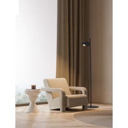 Touch Dimmable Black Aluminium & Steel Fingerprint Resistant Paint LED 9 Watt 220-240 Volt 717Lm 3000K IP20 D: 30 W: 30 H: 1