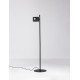 Touch Dimmable Black Aluminium & Steel Fingerprint Resistant Paint LED 9 Watt 220-240 Volt 717Lm 3000K IP20 D: 30 W: 30 H: 1