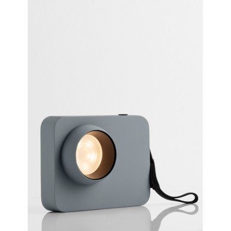 Touch Dimmable Bluish Gray Aluminium & Steel Fingerprint Resistant Paint LED 3 Watt 5 Volt 65 Lm 3000K IP20 L: 14 W: 11 H: 5 