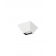 Sandy White Aluminium & Steel LED 9 Watt 220-240Volt 444Lm 3000K IP20 L: 15 W: 15 H: 6.5 cm 