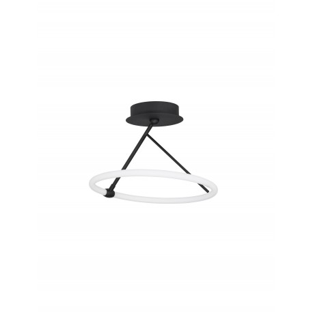 Semi-flush lamp Sand Black 19W Non Dimmable D40 H28 