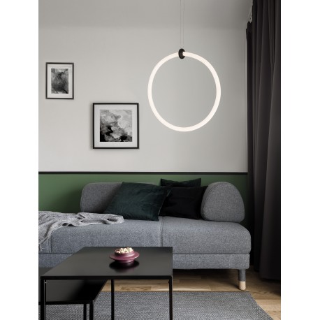 Pendant lamp Sand Black 19W Non Dimmable D40 H120 