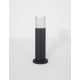 Sandy Black Aluminium Clear & White Acrylic LED 8 Watt 937Lm 3000K 220-240 Volt IP65 Beam Angle 120 O IP65 D: 9 H: 40 cm 