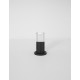 Sandy Black Aluminium Clear & White Acrylic LED 8 Watt 937Lm 3000K 220-240 Volt IP65 Beam Angle 120O IP65 D: 9 H: 20 cm 
