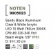 Sandy Black Aluminium Clear & White Acrylic LED 8 Watt 937Lm 3000K 220-240 Volt IP65 Beam Angle 120O IP65 D: 9 H: 20 cm 