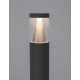 Sandy Black Aluminium Silver Aluminium & Clear Acrylic LED 8 Watt 937Lm 3000K 220-240 Volt Beam Angle 120O IP65 D: 9 H: 83 cm 