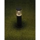 Sandy Black Aluminium Silver Aluminium & Clear Acrylic LED 8 Watt 937Lm 3000K 220-240 Volt Beam Angle 120O IP65 D: 9 H: 43 cm 