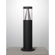 Sandy Black Aluminium Silver Aluminium & Clear Acrylic LED 8 Watt 937Lm 3000K 220-240 Volt Beam Angle 120O IP65 D: 9 H: 43 cm 
