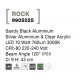 Sandy Black Aluminium Silver Aluminium & Clear Acrylic LED 8 Watt 937Lm 3000K 220-240 Volt Beam Angle 120O IP65 D: 9 H: 43 cm 