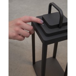 Anthracite Die-Casting Aluminium LED 2 Watt 207Lm 3000K DC 5 Volt Beam Angle 108O IP65 Touch Lamp / Battery / USB Wire L: 14.5 W