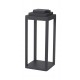 Anthracite Die-Casting Aluminium LED 2 Watt 207Lm 3000K DC 5 Volt Beam Angle 108O IP65 Touch Lamp / Battery / USB Wire L: 14.5 W