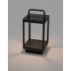 Anthracite Die-Casting Aluminium LED 2 Watt 310Lm 3000K DC 5 Volt Beam Angle 108O IP65 Solar / USB Wire / Switch On/Off L: 18 W: