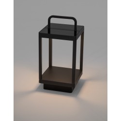 Anthracite Die-Casting Aluminium LED 2 Watt 310Lm 3000K DC 5 Volt Beam Angle 108O IP65 Solar / USB Wire / Switch On/Off L: 18 W: