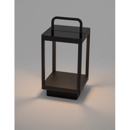 Anthracite Die-Casting Aluminium LED 2 Watt 310Lm 3000K DC 5 Volt Beam Angle 108O IP65 Solar / USB Wire / Switch On/Off L: 18 W: