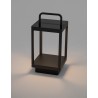 Anthracite Die-Casting Aluminium LED 2 Watt 310Lm 3000K DC 5 Volt Beam Angle 108O IP65 Solar / USB Wire / Switch On/Off L: 18 W: