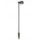 Sandy Black Aluminium LED 7Watt 220-240Volt 735Lm 3000K IP65 D:12 H:102cm 