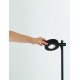 Sandy Black Aluminium LED 7Watt 220-240Volt 735Lm 3000K IP65 D:12 H:102cm 