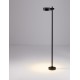 Sandy Black Aluminium LED 7Watt 220-240Volt 735Lm 3000K IP65 D:12 H:102cm 