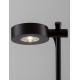 Sandy Black Aluminium LED 7Watt 220-240Volt 735Lm 3000K IP65 D:12 H:102cm 