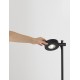 Sandy Black Aluminium LED 7Watt 220-240Volt 735Lm 3000K IP65 D:12 H:102cm 