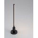 Sandy Black Aluminium LED 6Watt 220-240Volt 538Lm 3000K IP65 Included plastic spike D:1.6 H:58cm 