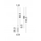 Sandy Black Aluminium LED 11Watt 220-240Volt 1117Lm 3000K IP65 Included plastic spike D:1.6 H:98cm 