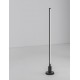 Sandy Black Aluminium LED 11Watt 220-240Volt 1117Lm 3000K IP65 Included plastic spike D:1.6 H:98cm 