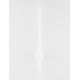 Sandy White Aluminium LED 12Watt 220-240Volt 1120Lm 3000K IP65 D1:1.6 D2:7.6 H:65cm 