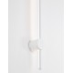 Sandy White Aluminium LED 12Watt 220-240Volt 1120Lm 3000K IP65 D1:1.6 D2:7.6 H:65cm 