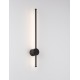 Sandy Black Aluminium LED 12Watt 220-240Volt 1073Lm 3000K IP65 D1:1.6 D2:7.6 H:65cm 
