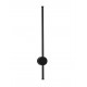 Sandy Black Aluminium LED 12Watt 220-240Volt 1073Lm 3000K IP65 D1:1.6 D2:7.6 H:65cm 
