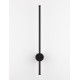 Sandy Black Aluminium LED 12Watt 220-240Volt 1073Lm 3000K IP65 D1:1.6 D2:7.6 H:65cm 