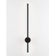 Sandy Black Aluminium LED 12Watt 220-240Volt 1073Lm 3000K IP65 D1:1.6 D2:7.6 H:65cm 