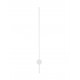 Sandy White Aluminium LED 19Watt 220-240Volt 1668Lm 3000K IP65 D1:1.6 D2:7.6 H:97cm 