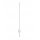 Sandy White Aluminium LED 19Watt 220-240Volt 1668Lm 3000K IP65 D1:1.6 D2:7.6 H:97cm 