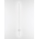 Sandy White Aluminium LED 19Watt 220-240Volt 1668Lm 3000K IP65 D1:1.6 D2:7.6 H:97cm 