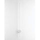 Sandy White Aluminium LED 19Watt 220-240Volt 1668Lm 3000K IP65 D1:1.6 D2:7.6 H:97cm 