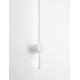 Sandy White Aluminium LED 19Watt 220-240Volt 1668Lm 3000K IP65 D1:1.6 D2:7.6 H:97cm 