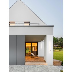 Sandy Black Aluminium LED 19Watt 220-240Volt 1636Lm 3000K IP65 D1:1.6 D2:7.6 H:97cm 