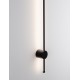 Sandy Black Aluminium LED 19Watt 220-240Volt 1636Lm 3000K IP65 D1:1.6 D2:7.6 H:97cm 