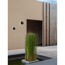 Sandy Black Aluminium LED 9Watt 220-240Volt 476Lm 3000K IP65 D:18 H:4cm 