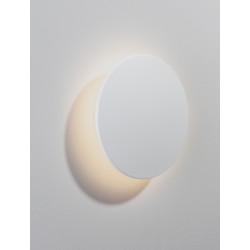 Sandy White Aluminium LED 12Watt 220-240Volt 948Lm 3000K IP65 D:24 H:5.6cm 