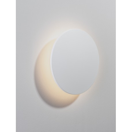 Sandy White Aluminium LED 12Watt 220-240Volt 948Lm 3000K IP65 D:24 H:5.6cm 