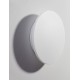 Sandy White Aluminium LED 12Watt 220-240Volt 948Lm 3000K IP65 D:24 H:5.6cm 