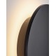 Sandy Black Aluminium LED 12Watt 220-240Volt 975Lm 3000K IP65 D:24 H:5.6cm 