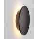 Sandy Black Aluminium LED 12Watt 220-240Volt 975Lm 3000K IP65 D:24 H:5.6cm 
