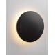 Sandy Black Aluminium LED 12Watt 220-240Volt 975Lm 3000K IP65 D:24 H:5.6cm 