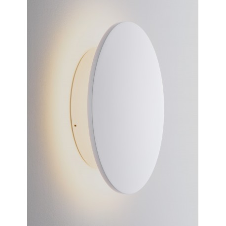 Sandy White Aluminium LED 16Watt 220-240Volt 1111Lm 3000K IP65 D:30 H:7.1cm 