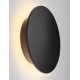 Sandy Black Aluminium LED 16Watt 220-240Volt 1046Lm 3000K IP65 D:30 H:7.1cm 